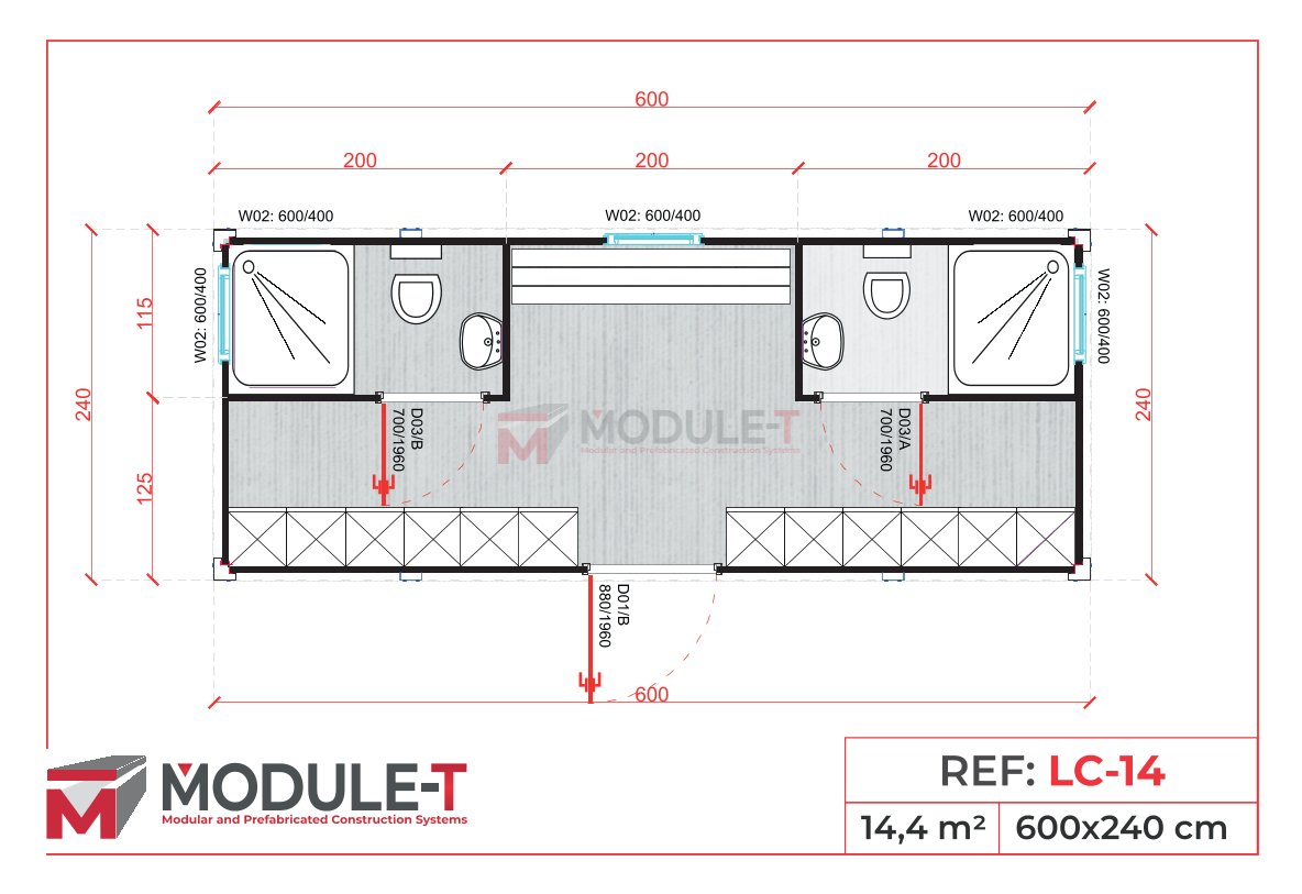 Module-T | Conteneur Vestiaire