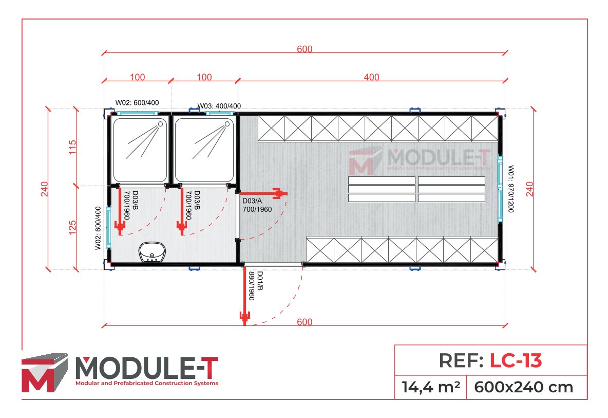 Module-T | Conteneur Vestiaire