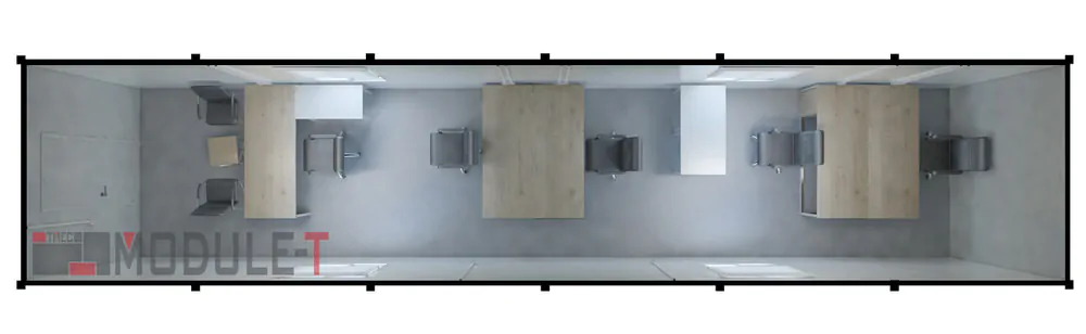 Module-T | Conteneur Bureau de 40 pieds