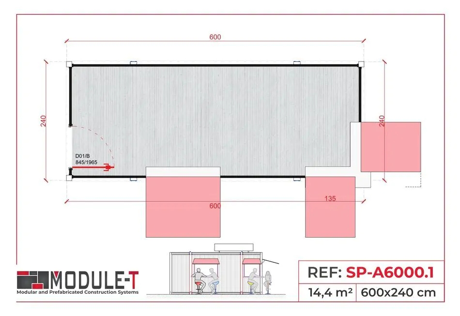 Module-T | Conteneur Magasin