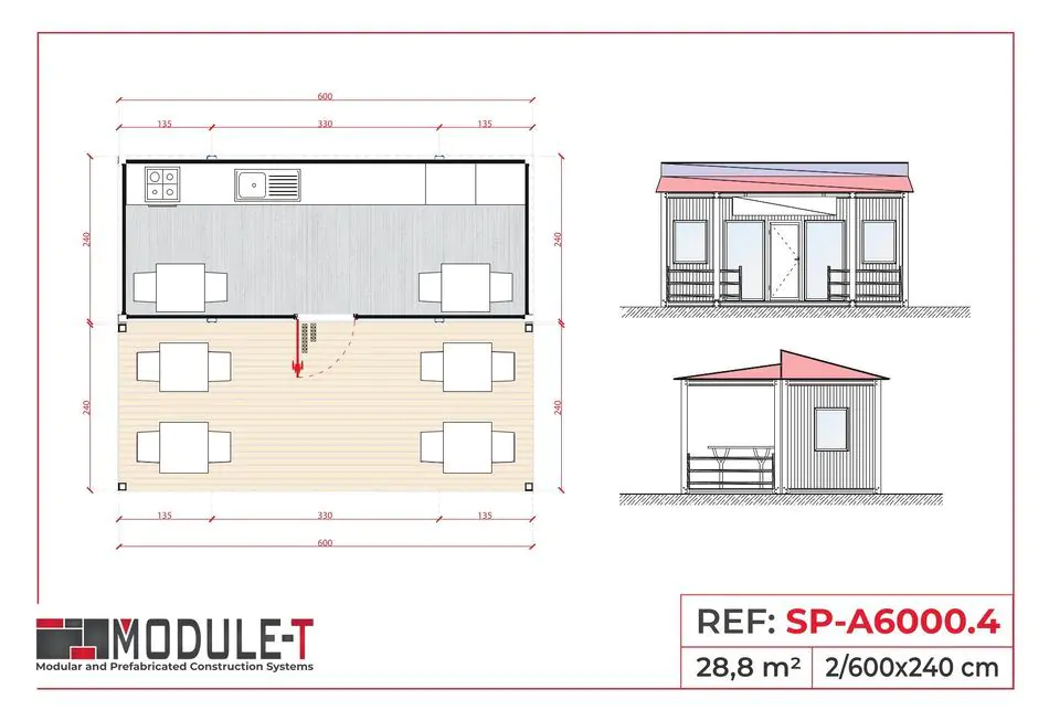 Module-T | Conteneur Magasin