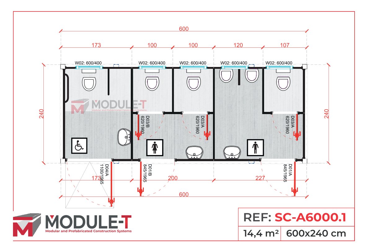 Module-T | Sanitary Containers
