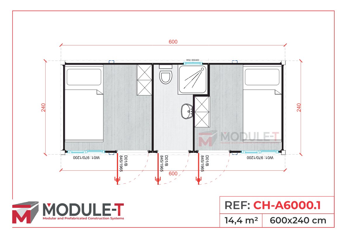 Module-T | Dormitory Containers
