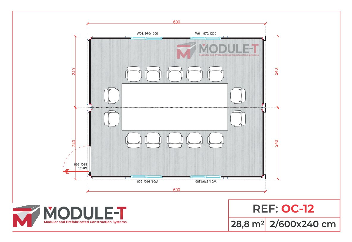 Module-T | Contenedor Oficina