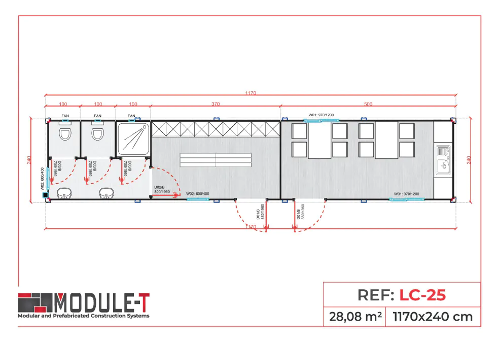 Module-T | Locker Containers