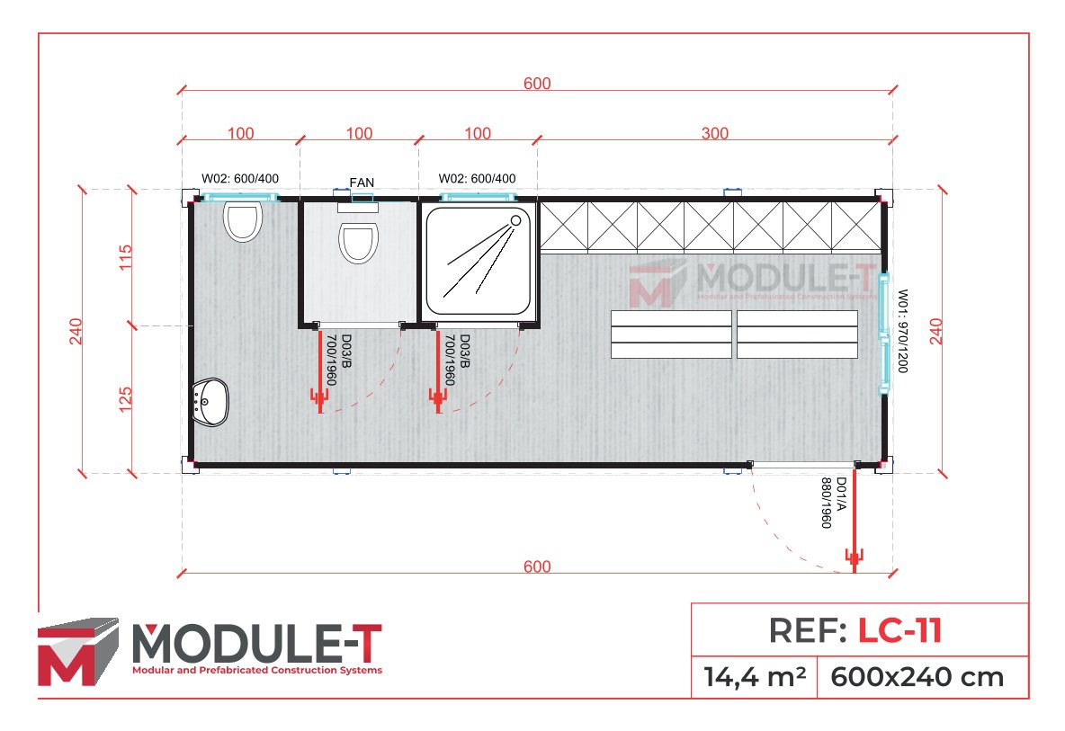 Module-T | Conteneur Vestiaire