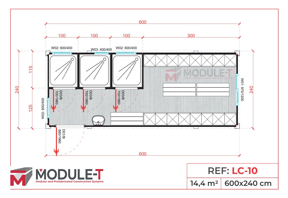 Module-T | Conteneur Vestiaire