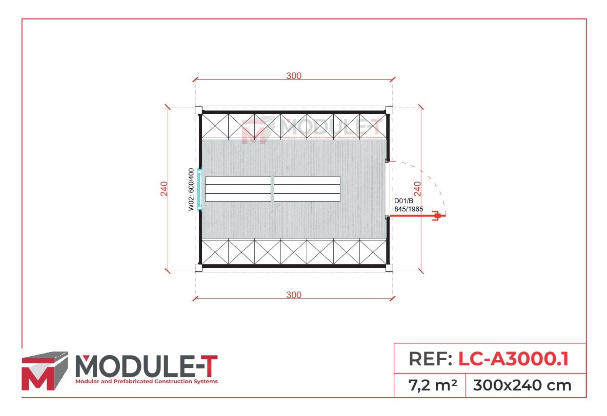 Module-T | Conteneur Vestiaire