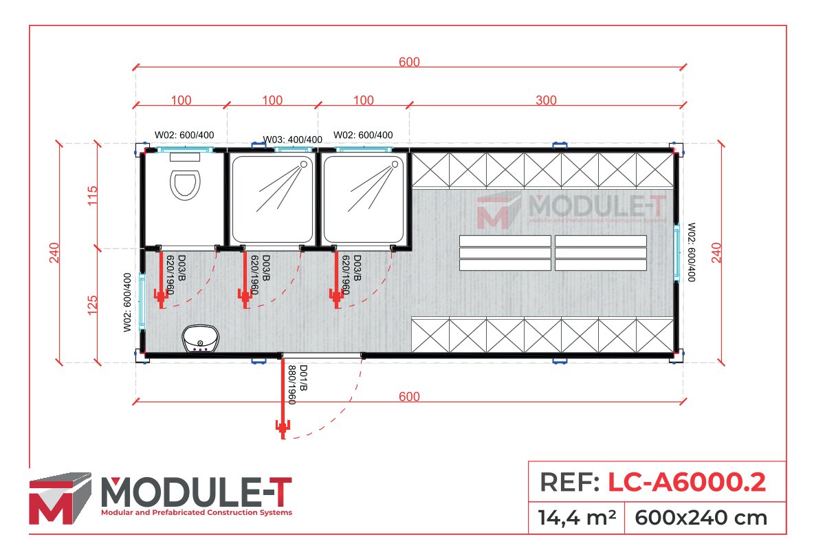 Module-T | Conteneur Vestiaire