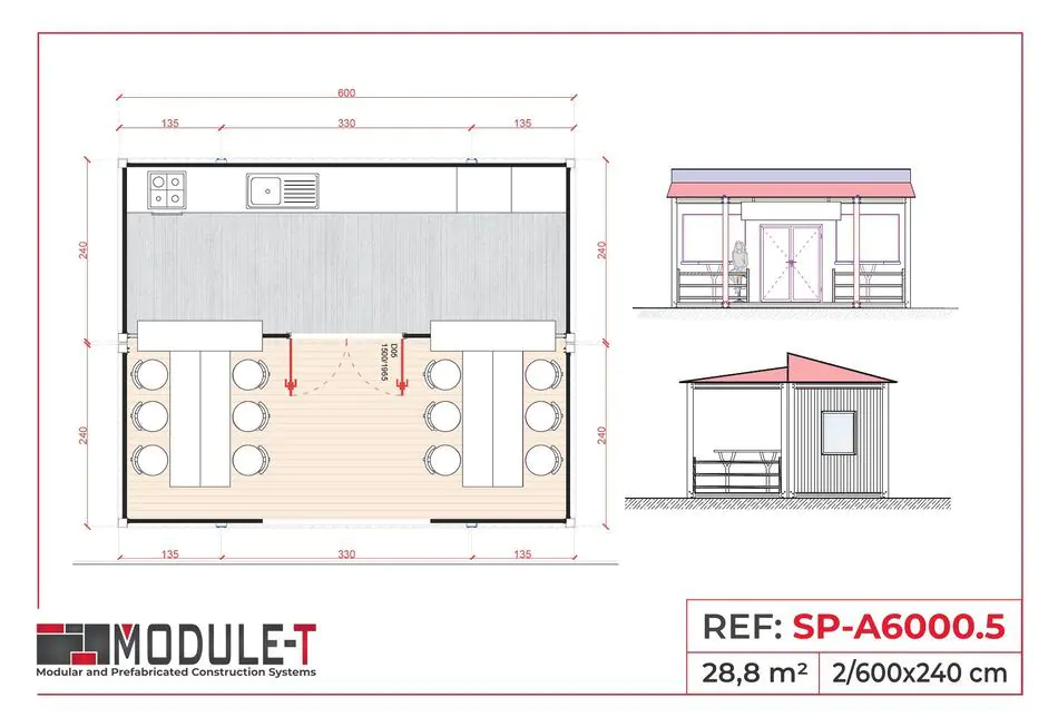 Module-T | Conteneur Magasin