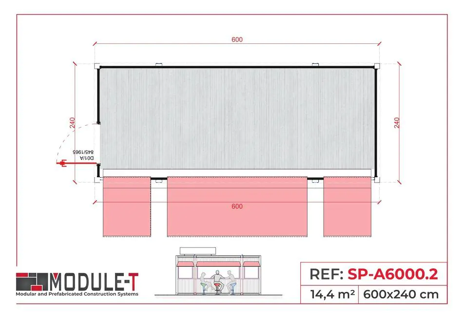 Module-T | Conteneur Magasin