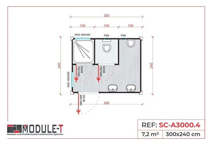 Module-T | WC Container