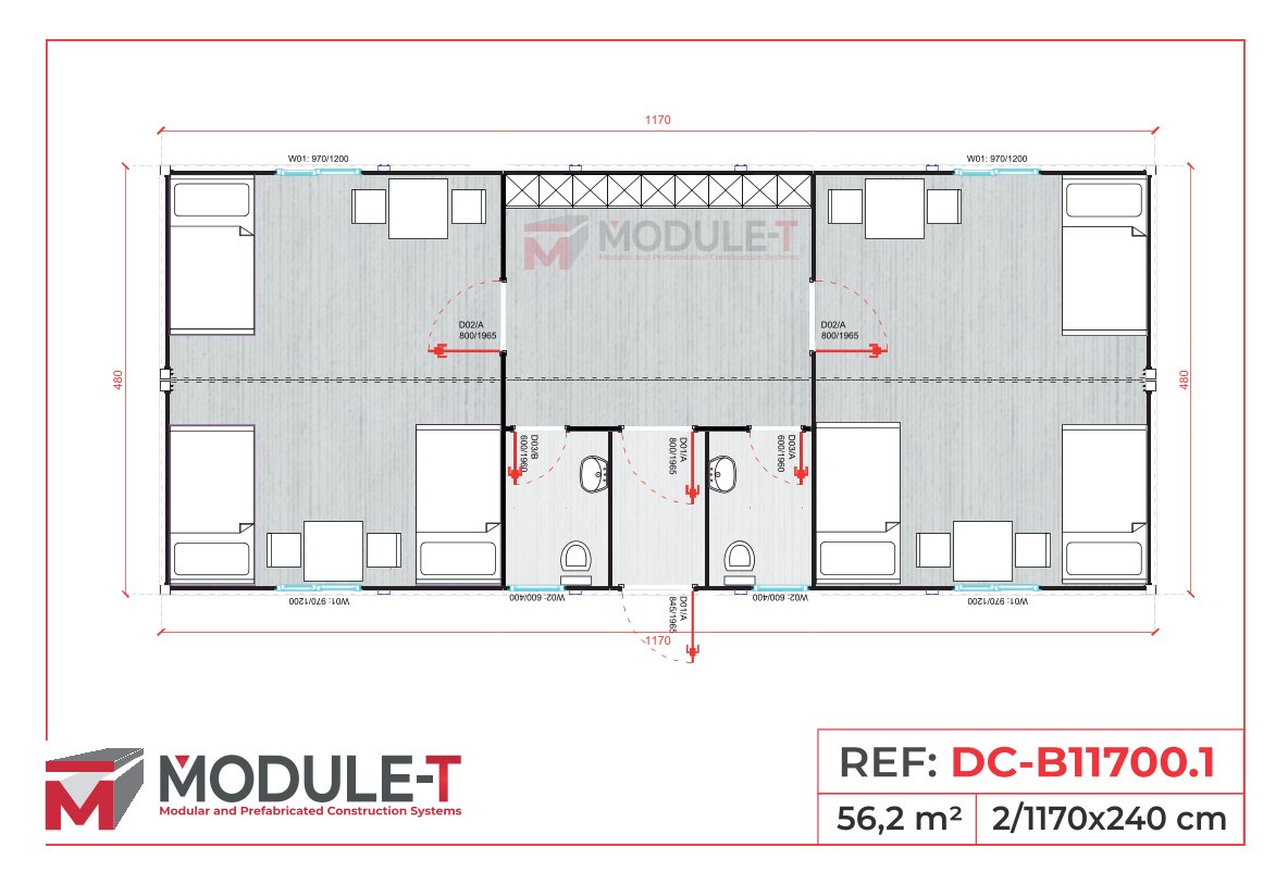Module-T | Dormitory Containers