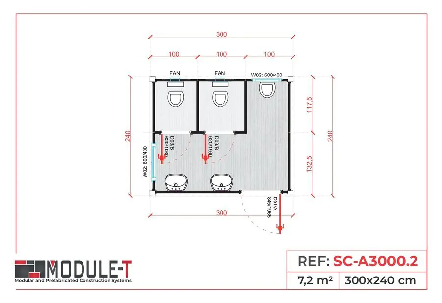 Module-T | WC Container