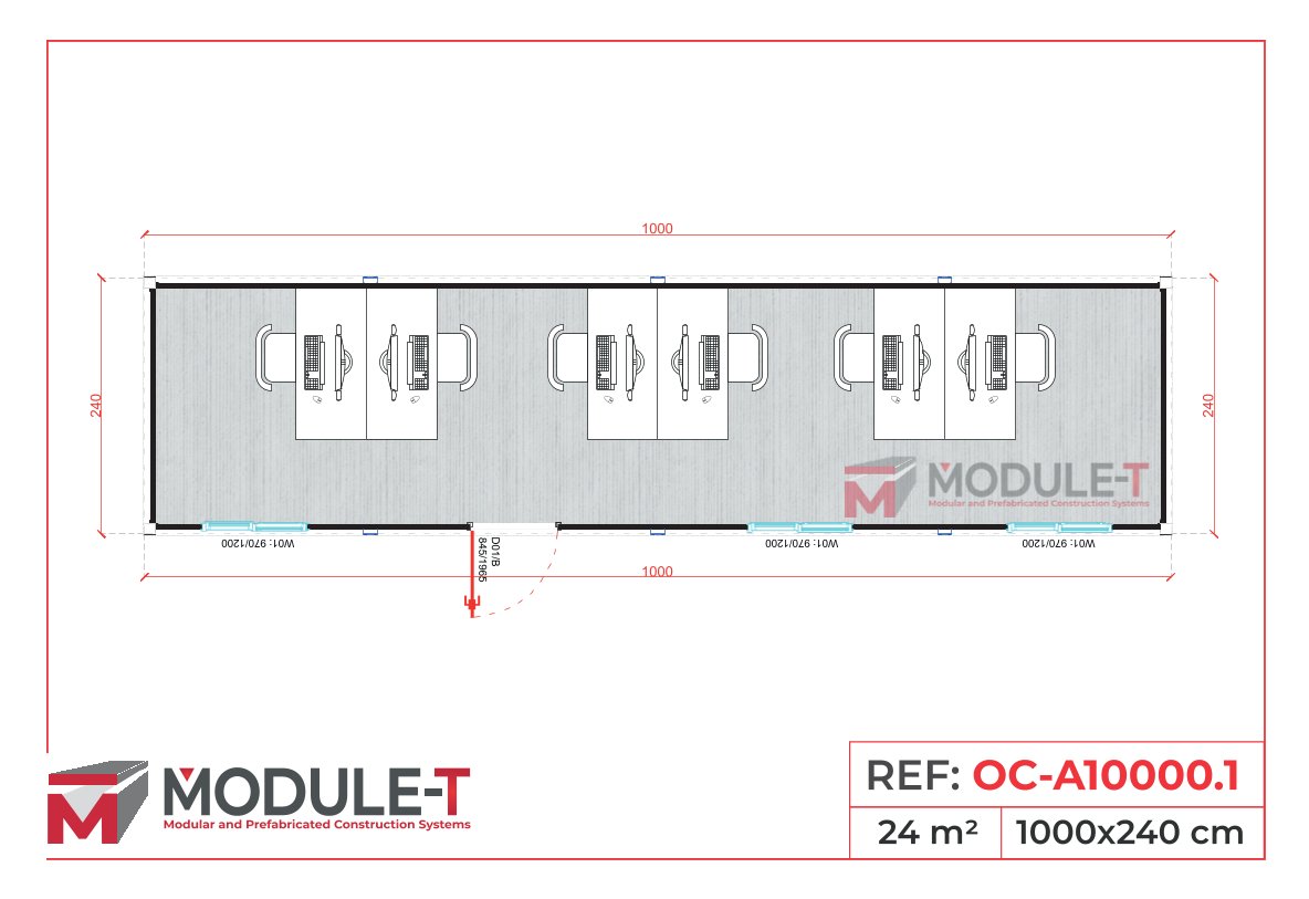 Module-T | Conteneur Bureau
