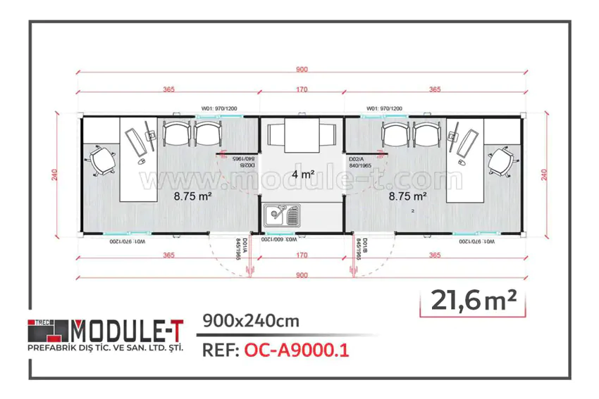 Module-T | Office Containers