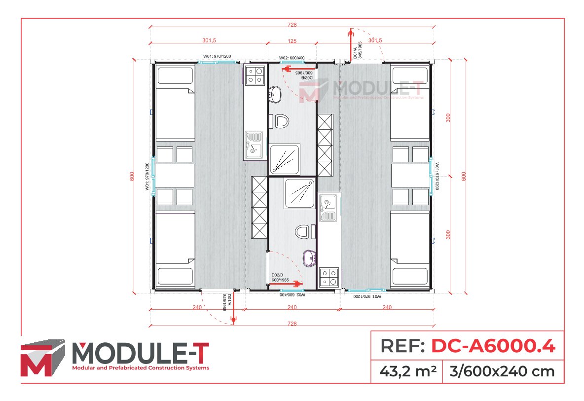 Module-T | Dormitory Containers