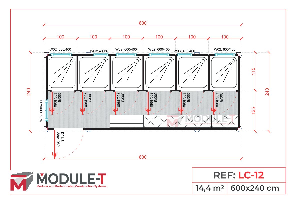 Module-T | Conteneur Vestiaire