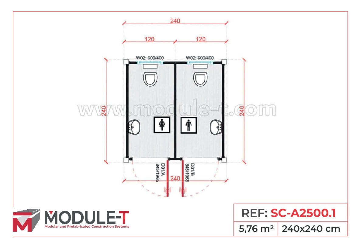Module-T | Sanitary Containers