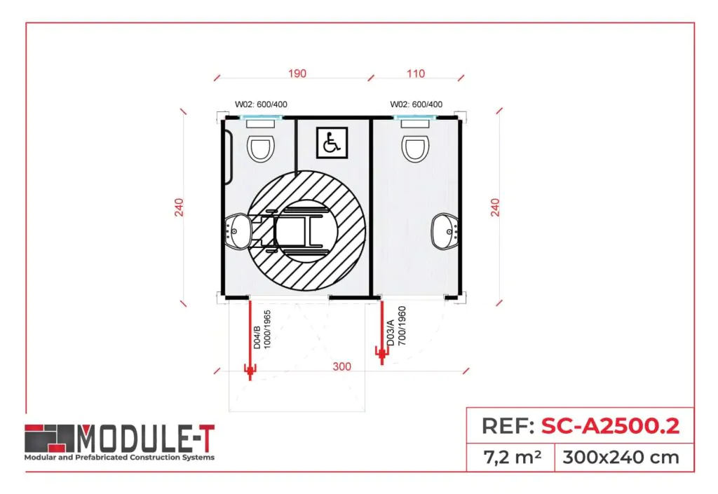Module-T | WC Container