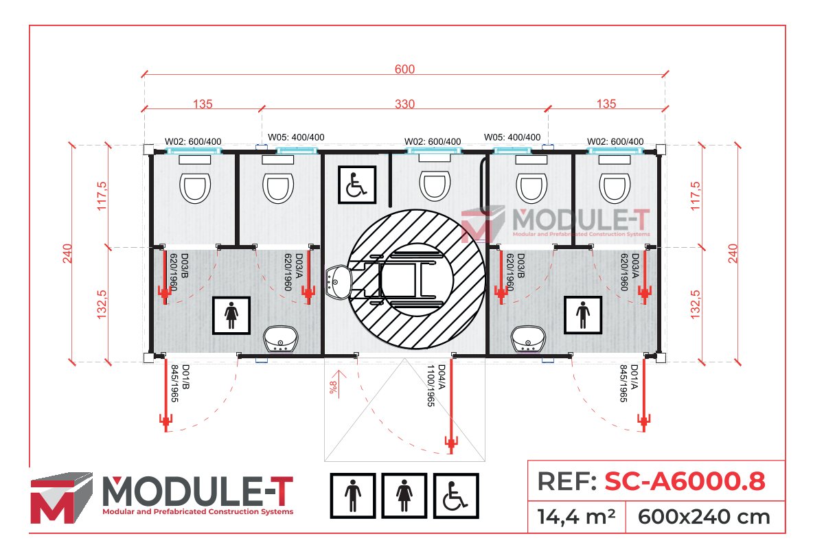 Module-T | Sanitary Containers