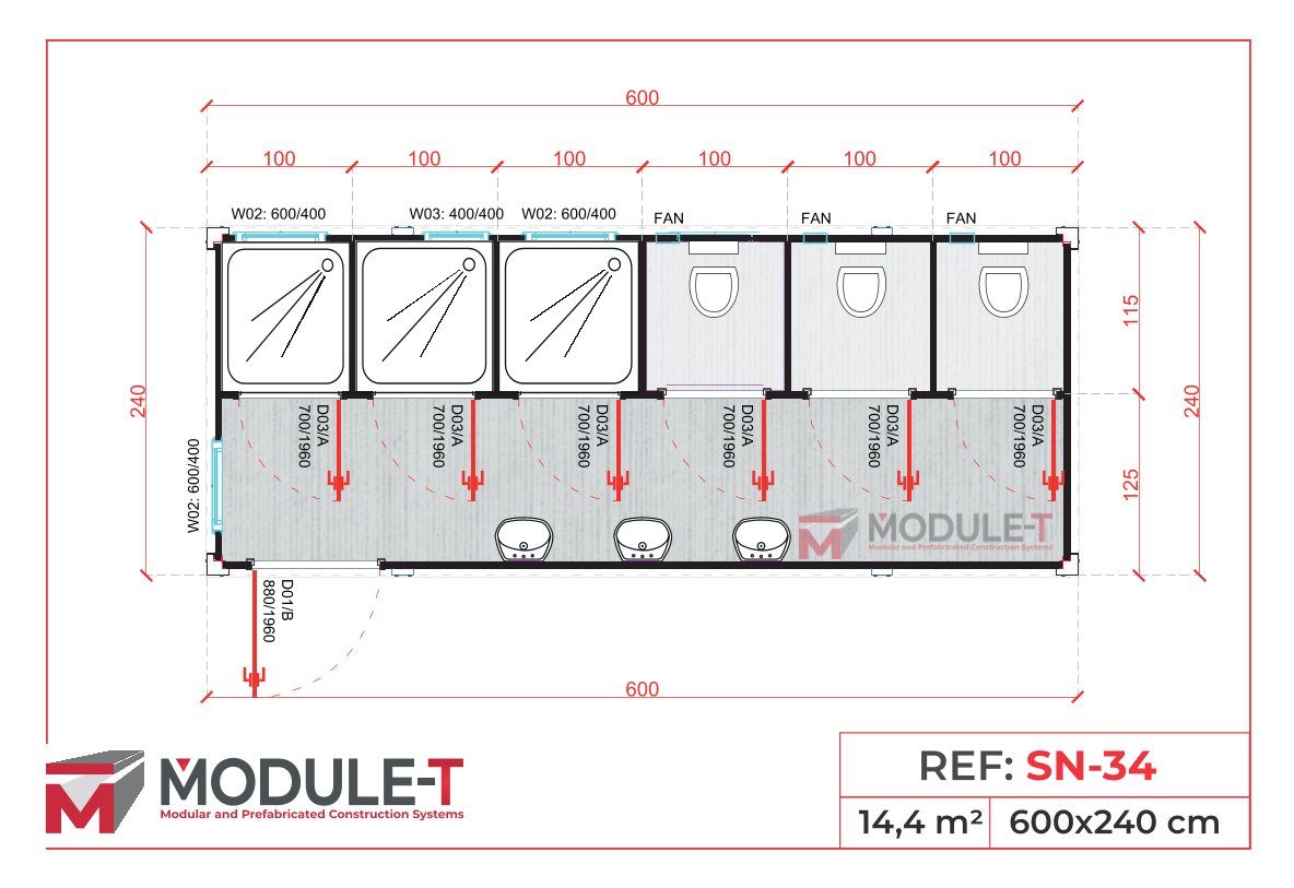 Module-T | Sanitary Containers