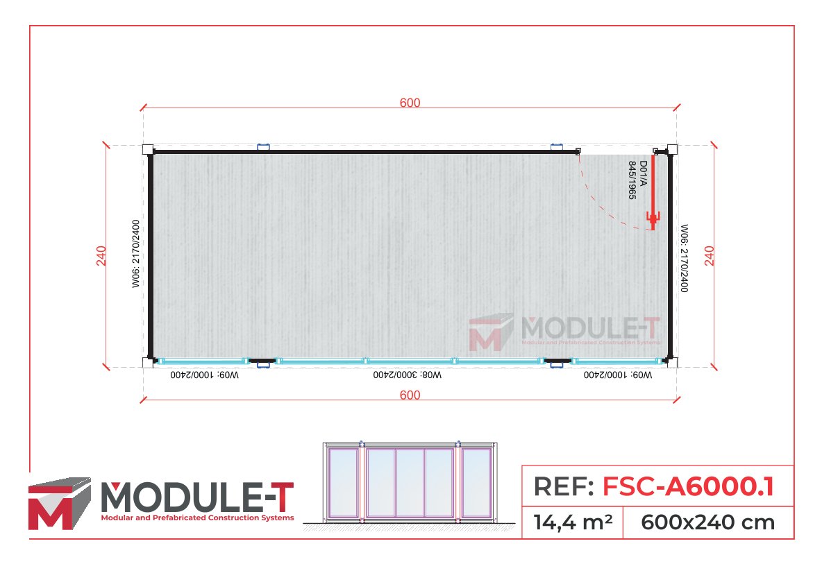 Module-T | Conteneur Showroom
