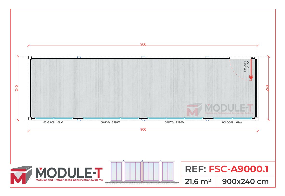 Module-T | Conteneur Showroom