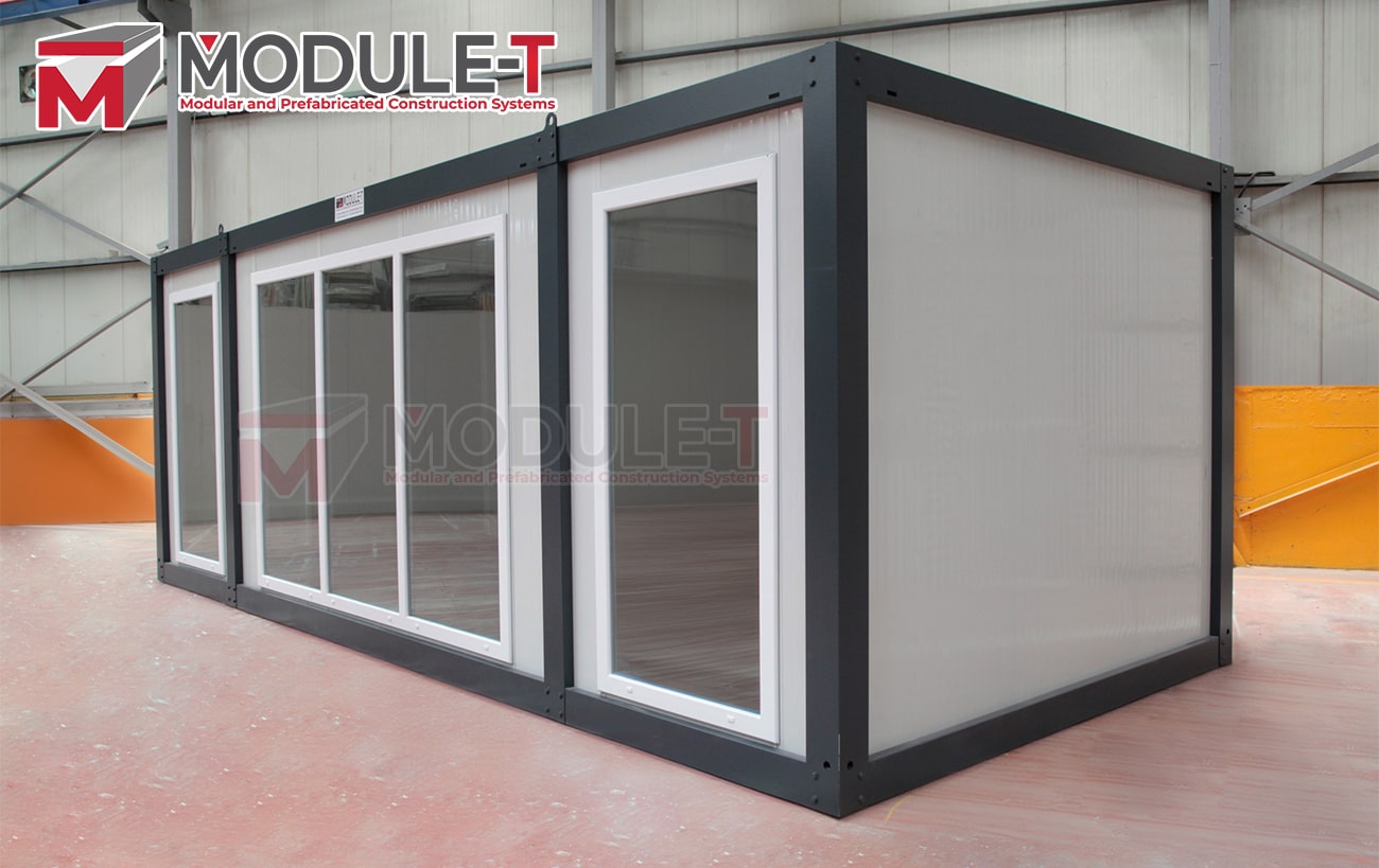 Module-T | Flatpack Showroom Containers