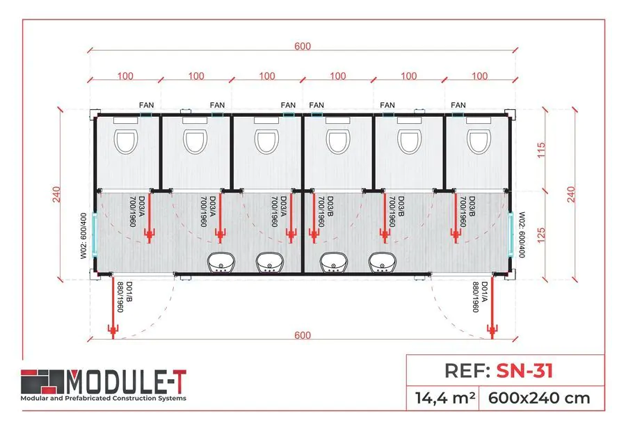 Module-T | WC Container