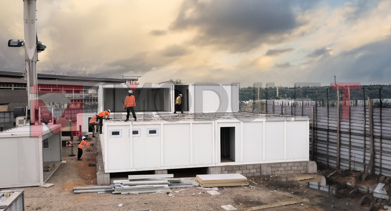 Campamento Modular de Dos Plantas de 936 m² en el Puerto de Matadi, Kinshasa – República Democrática del Congo