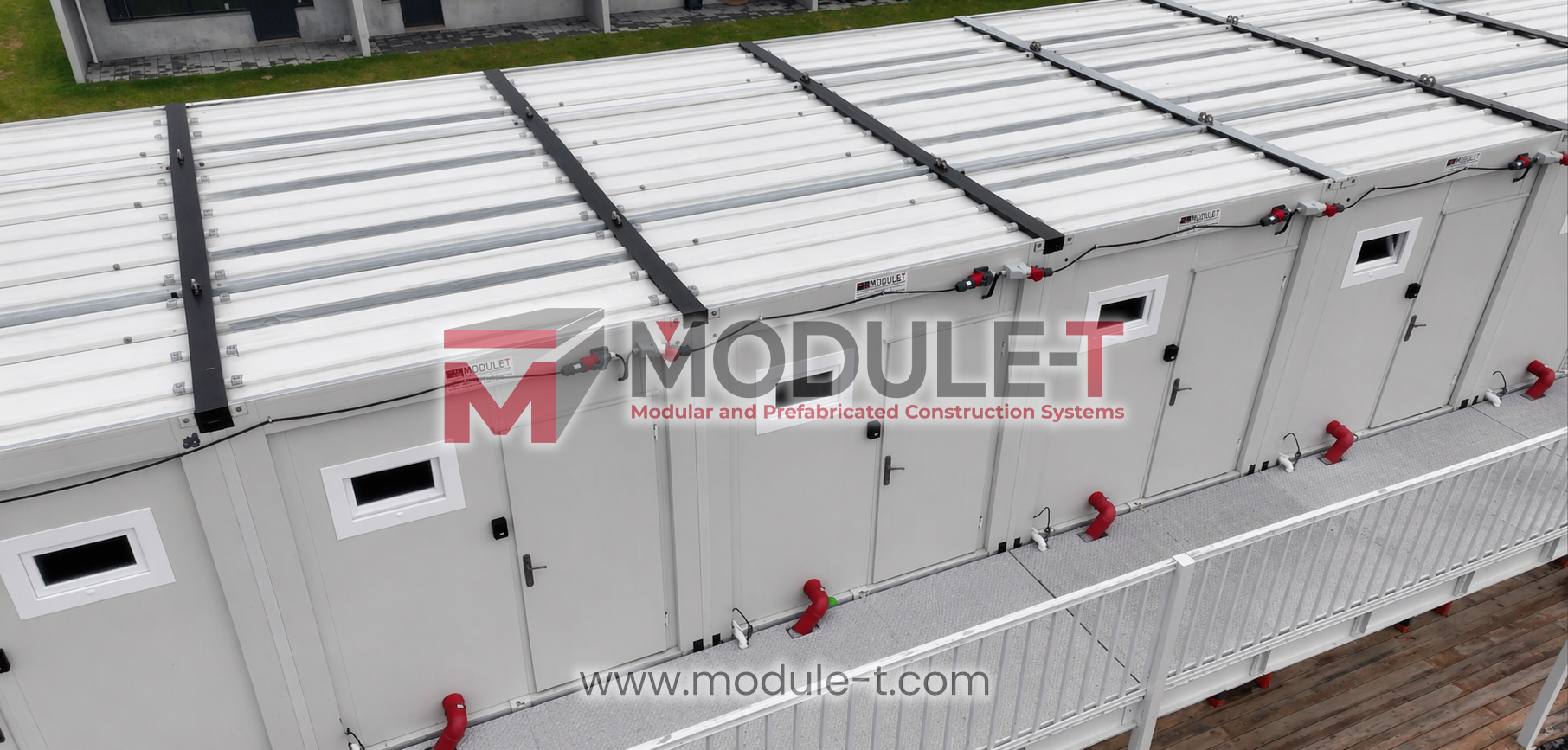 Module-T | Modular Building in Iceland – 192 m² Two-Storey Prefabricated Building Delivered in 3 Weeks
