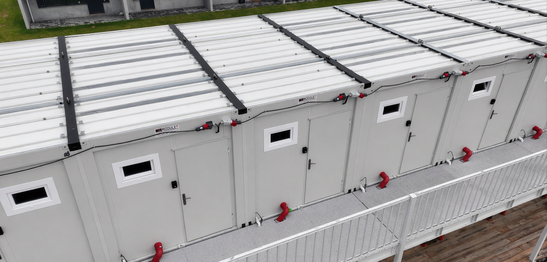 Module-T | Modular Building in Iceland – 192 m² Two-Storey Prefabricated Building Delivered in 3 Weeks