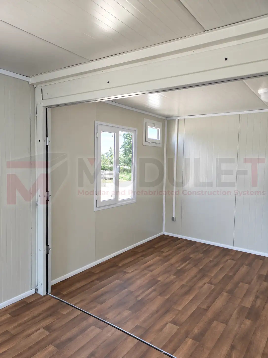 Interior of a Module-T modular office building