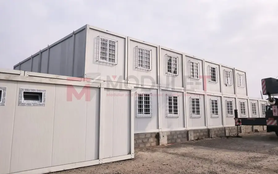 936 m² Two-Storey Modular Camp at Matadi Port, Kinshasa – Democratic Republic of Congo