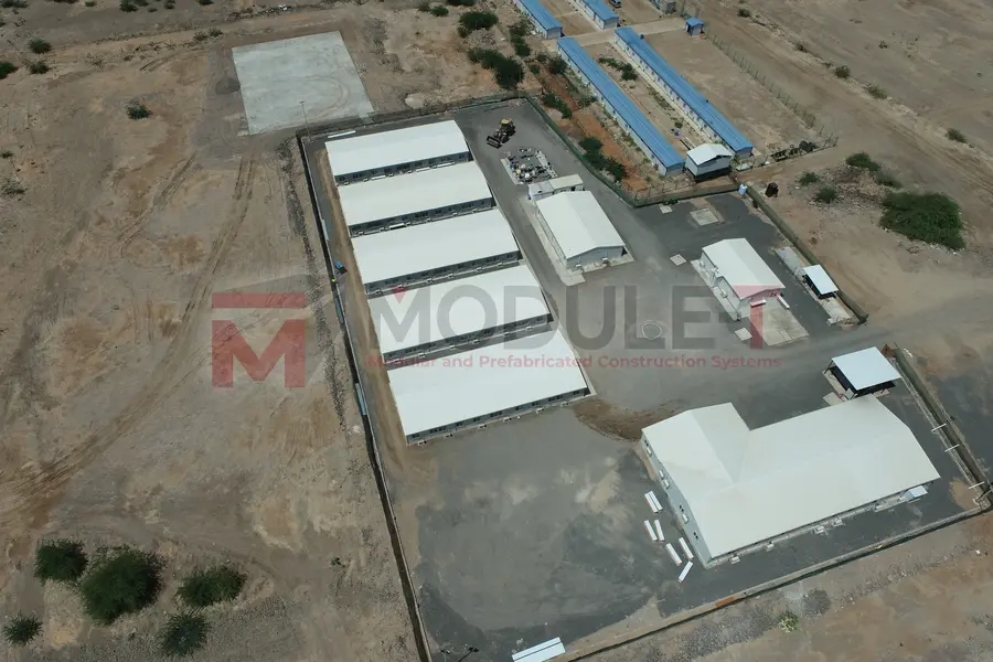 2,200 m² Worker Camp in Djibouti